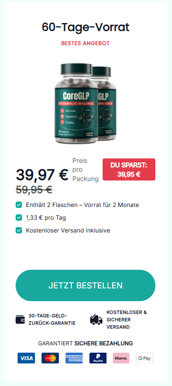 Acheter CoreGLP sur le site officiel